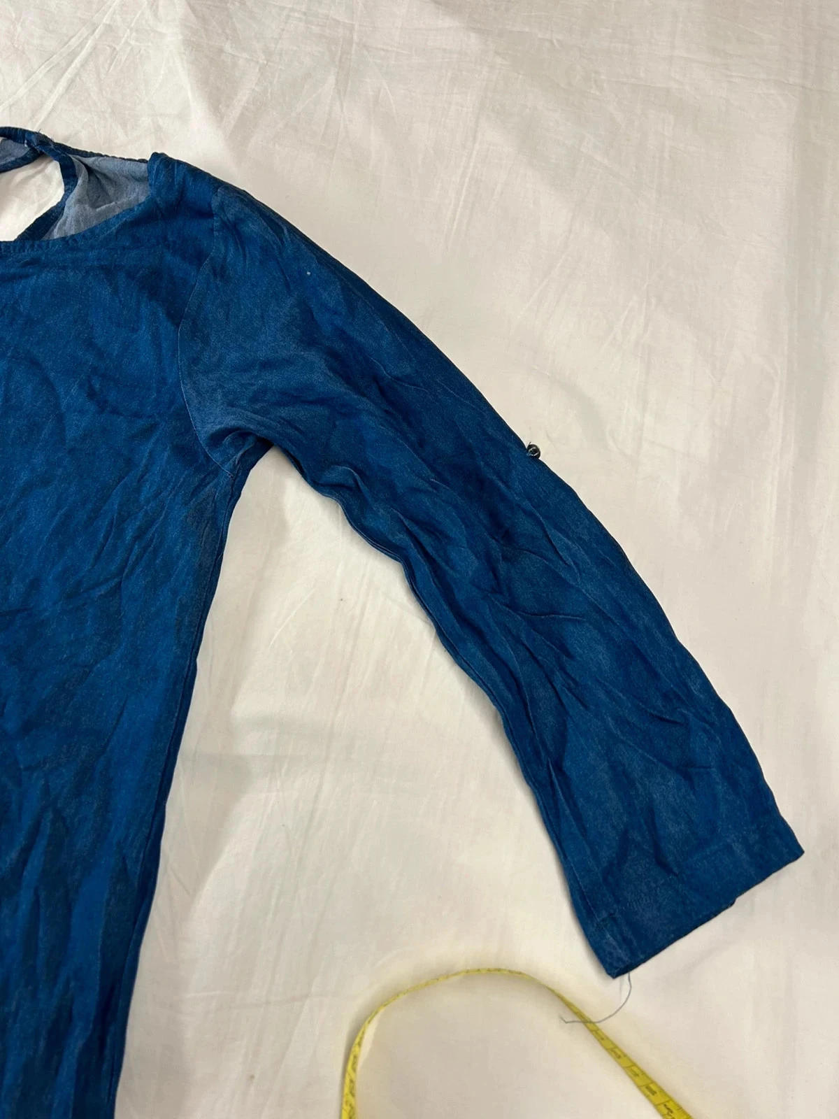 Vestido azul marinho vintage bombes – photo 5